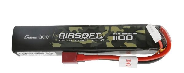 Batterie airsoft Gen Ace Lipo 11.1 V 25C 3S1P 1100mAh – Image 2