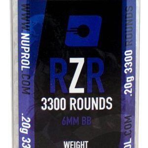 Billes Airsoft 6mm RZR 0.20g bouteille 3500 bbs
