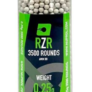 Billes Airsoft 6mm RZR 0.25g bouteille 3500 bbs