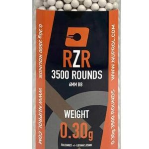 Billes Airsoft 6mm RZR 0.30g bouteille 3500 bbs