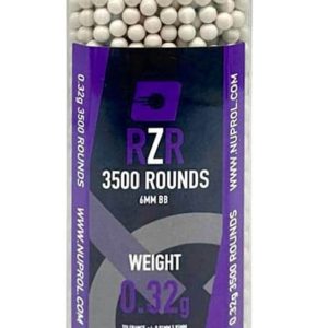 Billes Airsoft 6mm RZR 0.32g bouteille 3500 bbs