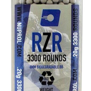 Billes Airsoft 6mm RZR 0.20g BIO bouteille 3500 bbs