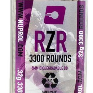 Billes Airsoft 6mm RZR 0. 32 g BIO bouteille 3500 bbs