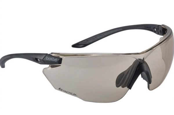 Lunettes BOLLE Combat Kit incolore avec deux écrans, harnais et housse – Image 3
