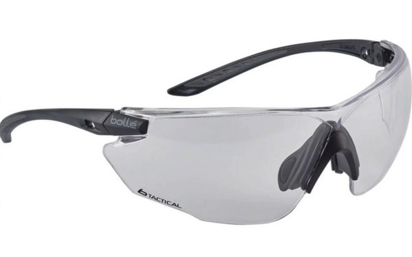 Lunettes BOLLE Combat Kit incolore avec deux écrans, harnais et housse – Image 4