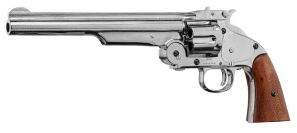 Réplique décorative Denix de Revolver Smith & Wesson 1869 nickelé – Image 2