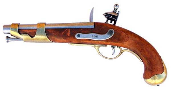 Réplique décorative Denix de pistolet de cavalerie français AN IX – Image 2