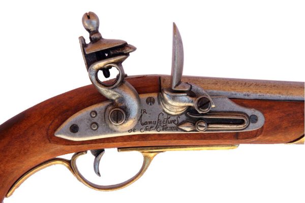 Réplique décorative Denix de pistolet de cavalerie français AN IX – Image 3