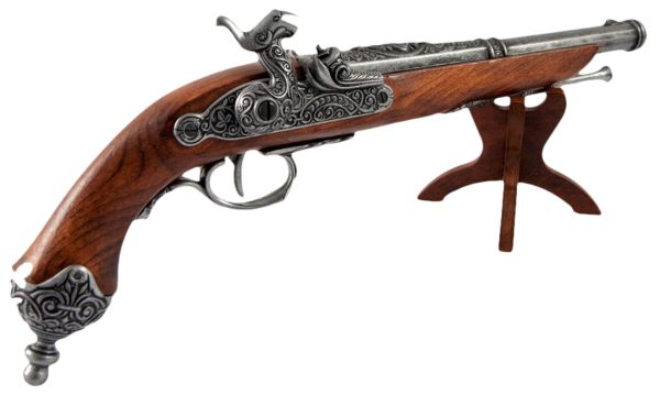 Réplique décorative Denix de pistolet à percussion italien de 1825 – Image 4