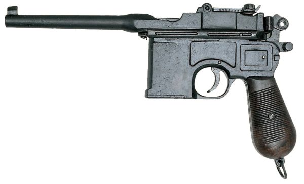 Réplique décorative Denix du pistolet allemand C96 – Image 2