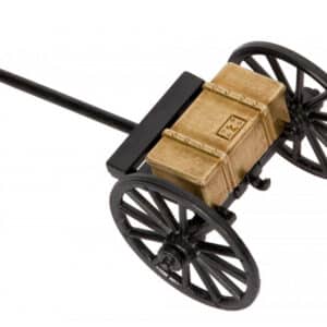 Réplique décorative Denix avant train Canon Guerre Civile 1857