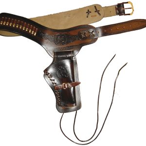 Ceinturon avec un holster pour revolver Western