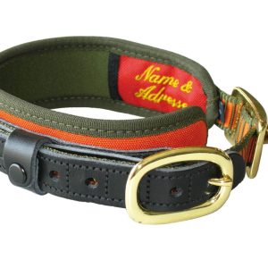 Collier de luxe olive/orange