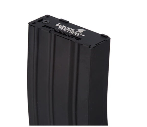 Chargeur Hi-cap métal 300 billes pour M4 AEG – Image 2