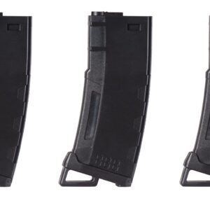Pack de 5 chargeurs Mid-cap Speed 130 billes pour M4 AEG noir
