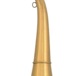 Corne ronde Compiègne 24 cm laiton poli