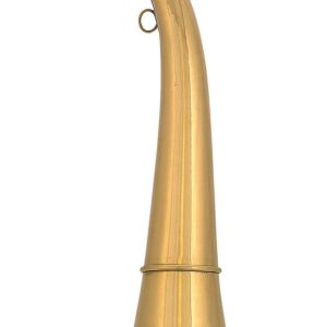 Corne ronde Compiègne 30 cm laiton poli
