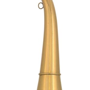 Corne ronde Compiègne 40 cm laiton poli