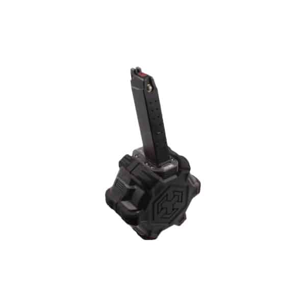 Chargeur Gaz Drum pour série VX 350 billes noir – Image 2
