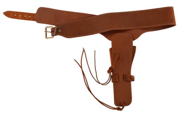 Ceinturon Cowboys en cuir avec un holster – Image 3