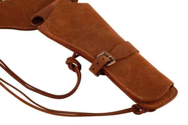 Ceinturon Cowboys en cuir avec un holster – Image 4