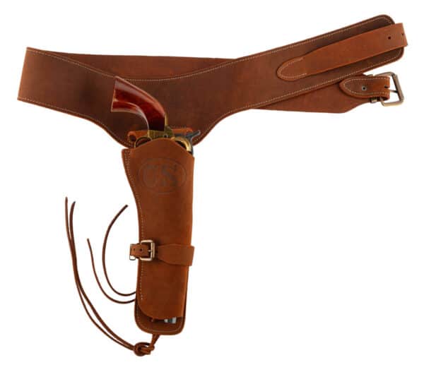 Ceinturon Confederation State  - 110 cm - Marquage CS + holster. – Image 2