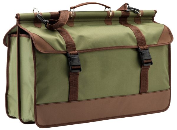 Sac de battue vert/marron en toile - Country
