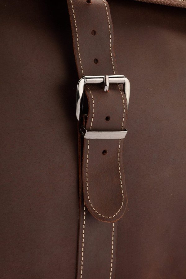 Sac de battue marron en cuir - Country Sellerie – Image 5