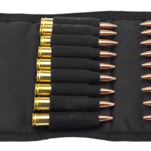 Etui nylon noir pour 18 balles de grande chasse