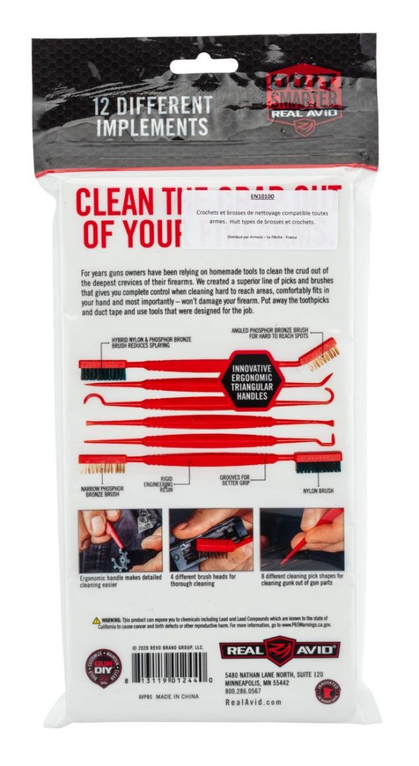 Real Avid set de nettoyage brosses - grattoirs – Image 3