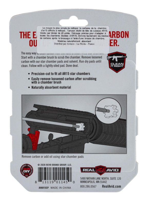 Real Avid AR15 tampon de nettoyage de chambre – Image 3