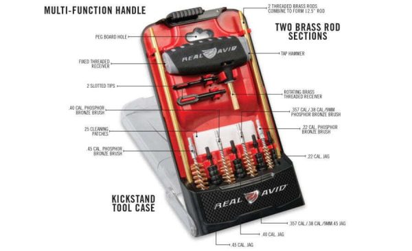 Real Avid kit de nettoyage arme de poing pro – Image 2