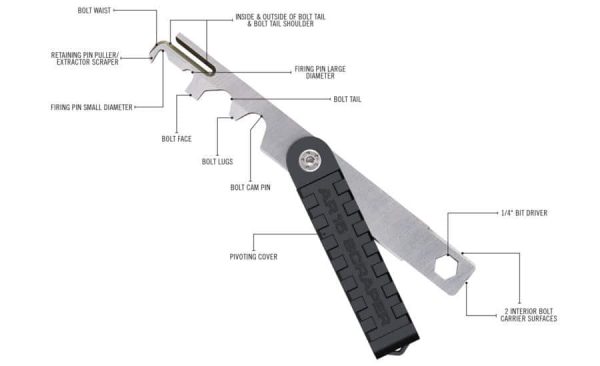 Real Avid outil grattoir AR15 – Image 2