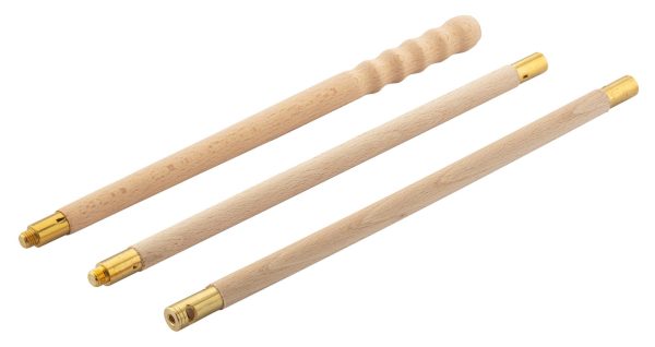 Baguette de nettoyage en bois pour canons (3 pièces) – Image 2
