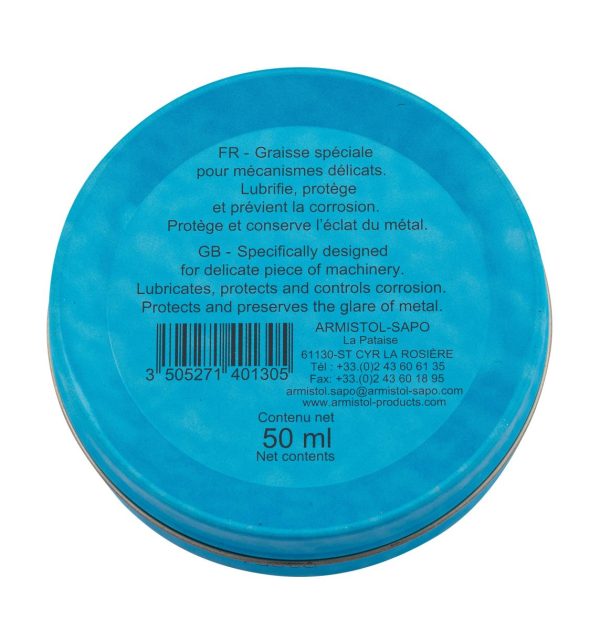 Boîte de graisse de vaseline neutre blanche Helios - Armistol – Image 3