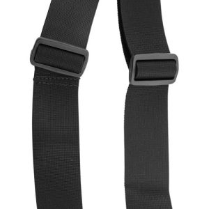 Sangle 2 points dégrafable avec attache crocodile Noire