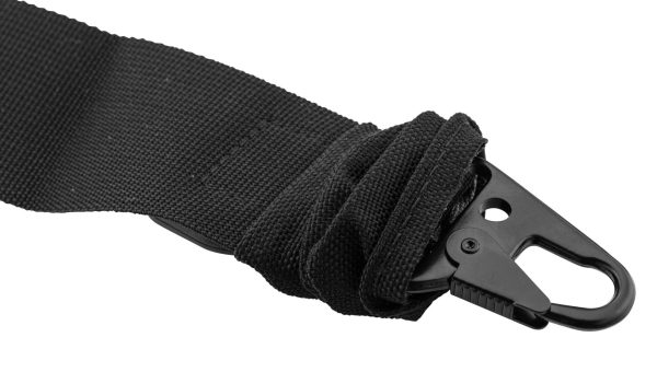 Sangle 2 points dégrafable avec attache crocodile Noire – Image 2