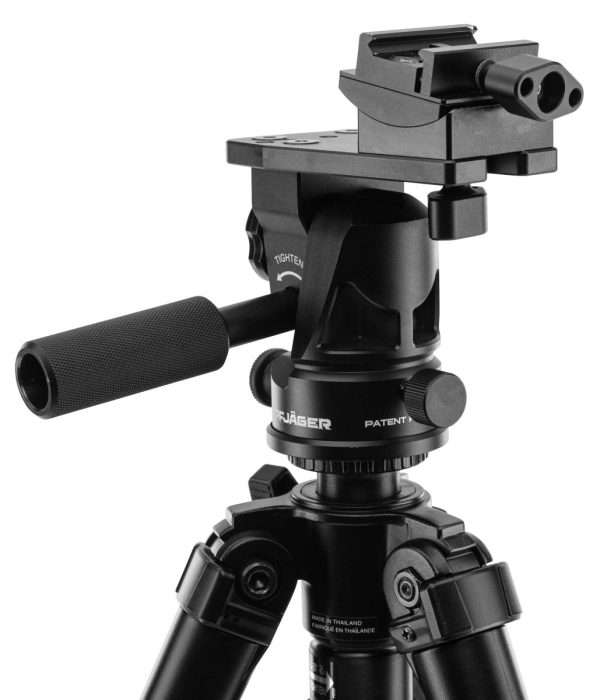 Combo Trépied de tir KJI K800 Carbone avec montage REAPER Rail Picatinny – Image 10