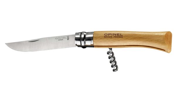 Couteau Opinel numéro 10 - décapsuleur tire-bouchon