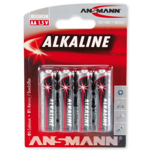 Piles alcalines LR06 AA - Ansmann – Image 5