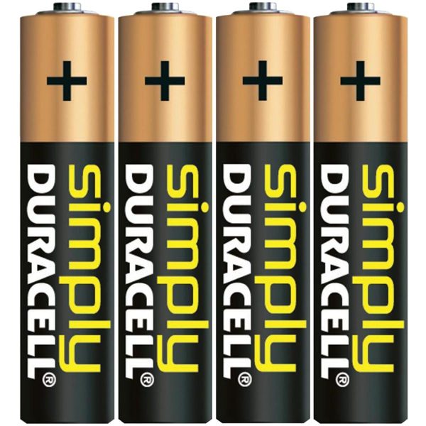 Piles alcalines AAA LR03 1,5 volt - Duracell