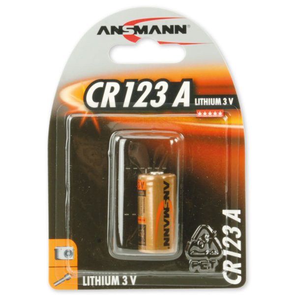 Pile Lithium CR123 3 volts - Ansmann – Image 2