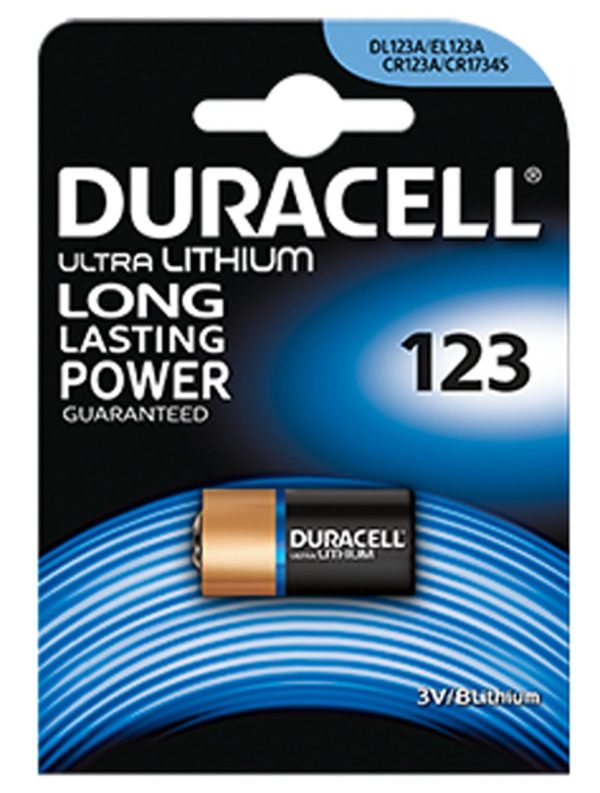 Pile Lithium CR123 3 volts - Duracell – Image 2