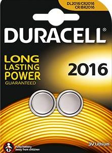 Piles CR2016 3 volts - Duracell