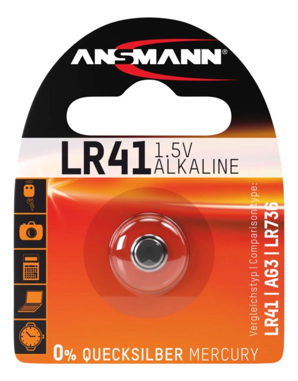 Pile Alcaline LR41 - 1.5 volts - Ansmann – Image 2