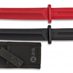 Couteau d'entraînement droit caoutchouc K25