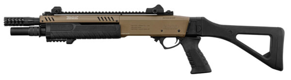 Réplique fusil à pompe FABARM STF12 Compact Tan Gaz – Image 4