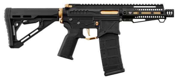 Réplique R15 mod 1 Zion Arms noire et or garde main court – Image 7