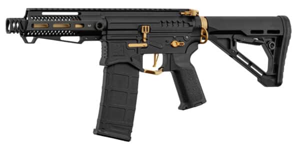 Réplique R15 mod 1 Zion Arms noire et or garde main court – Image 3