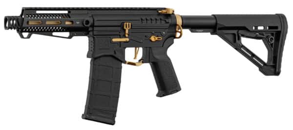 Réplique R15 mod 1 Zion Arms noire et or garde main court – Image 4